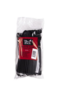 50 Adet 180 mm Star Plastik Kaşık #2