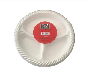 8 Adet 26 cm 3 Bölmeli Tabak