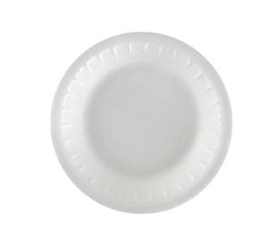 100 Adet 20 cm Yuvarlak Köpük Tabak