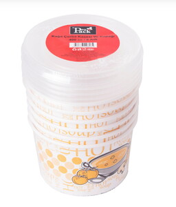 10 Adet 16 Oz Kağıt Aşure Kase Ve Kapağı #2