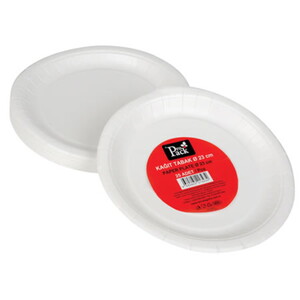 25 Adet 23cm Kağıt Tabak